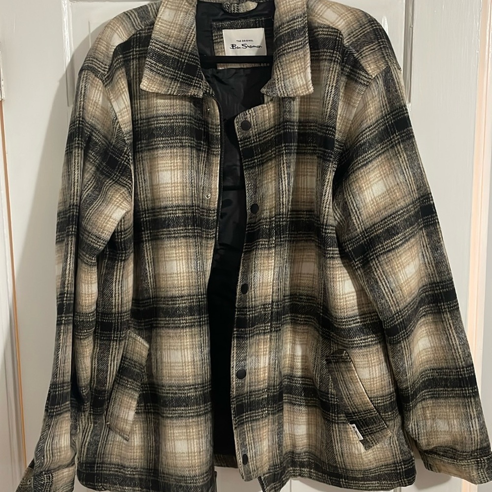 Ben Sherman Zip and Button Ip Jacket